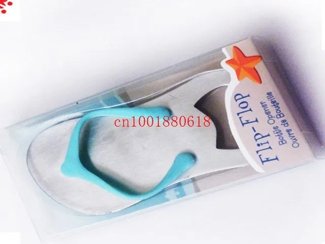 Free Shipping Fashion Wedding Paryt Favors Gift Slipper Flip-Flop Bottle Opener With box,500pcs/lot