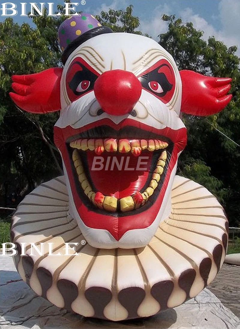 Hot Sale Party Favors Giant Inflatable Halloween Evil Clown Models For Decoration