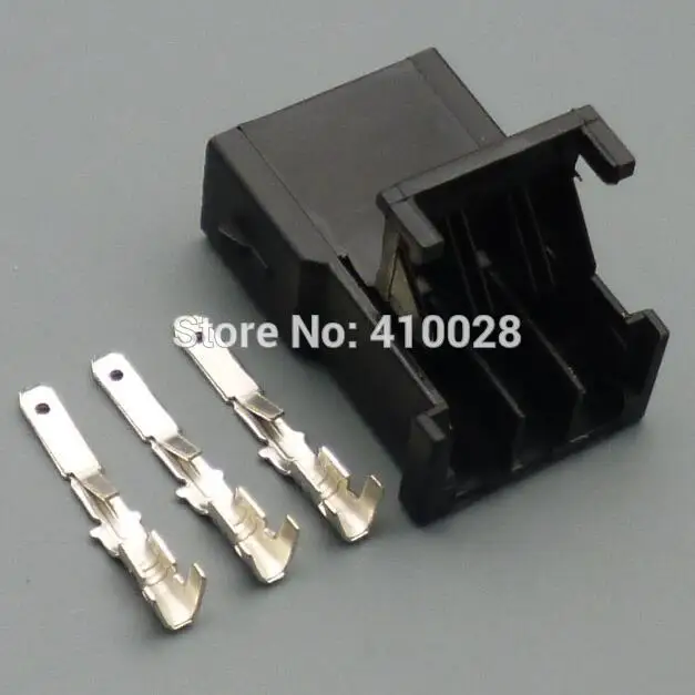 5/30/100sets 3pin  2.8mm auto wire harness connector 893 971 993 893971993 for VW for nissan