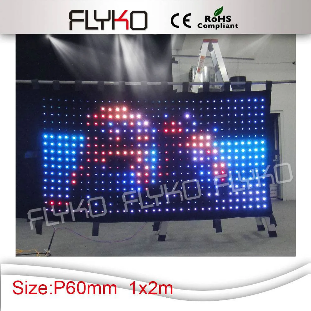 Free shipping sexy movie play led disco screen xxx photos China