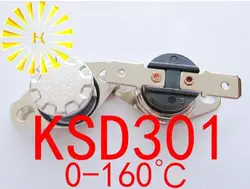 KSD301 0-160 degrees C 10A 250V Normally Closed/Open Temperature Switch Thermostat Resistor x 100PCS