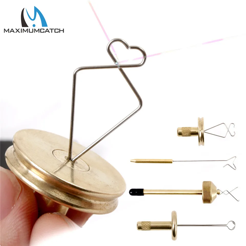 Maximumcatch Dubbing Twister/Spinner Brass Jig Fly Tying Twister Hair Stacker Narzędzie do wiązania much