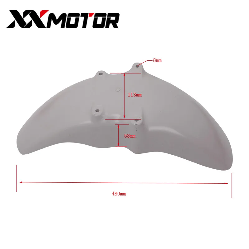 No Paint Front Mudguards Fender Mud Guard Splash For HONDA CBR400 NC23 NC29 VFR400 NC30 RVF400 30V4 Motorcycle Accessories