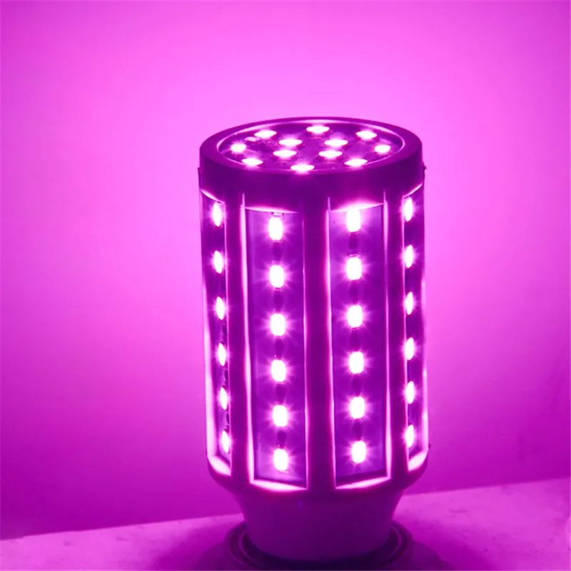 E27 5730 5630 SMD LED Corn Bulb Super Bright 220V 10W 15W 20W 25W 30W 40W 60W 80W red/blue/green/purple/pink Lampada LED Lamp