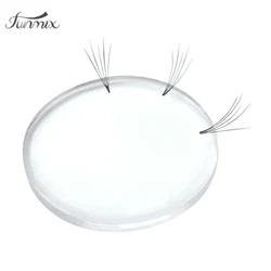 10pcs NEW Mini Clear/Orange eyelash stand pad Thicker Silicone Pad Lash Stand Eyelash holder Eyelash Extension Tool  Round style