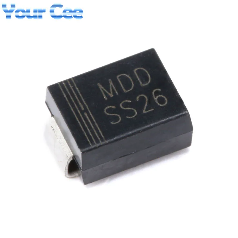 50pcs SMB DO-214AA SMD Schottky Diode SK54 SS24 SS26 SS34 SS36 SS54 SS56 SS210 SS310 SS510 SS2200 SS3200