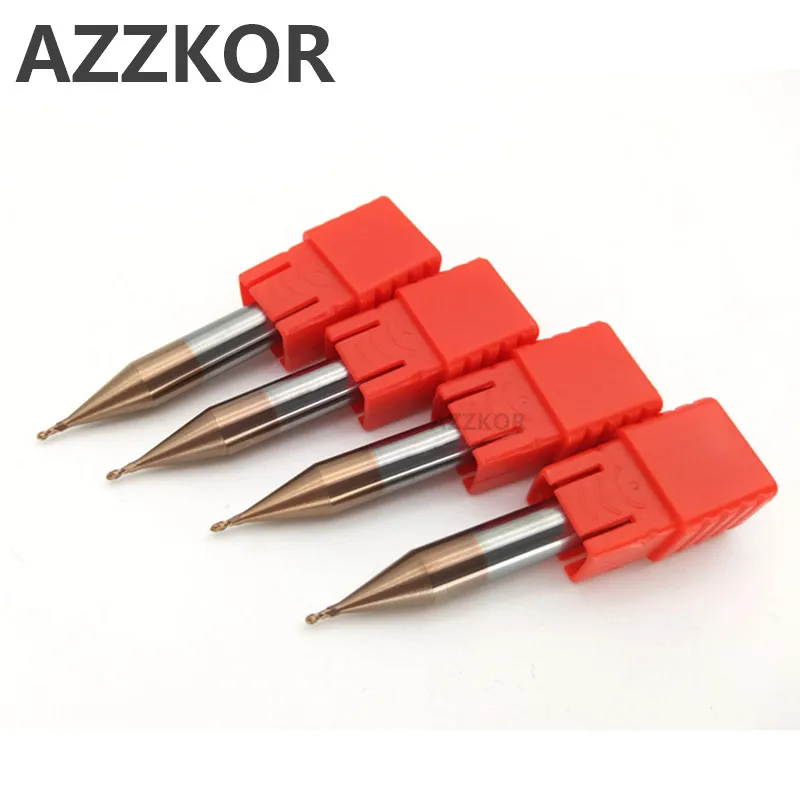 Key เครื่องจมูก End Mills เคลือบเครื่องกัดทังสเตนสตีล 6 จับการทำงานพิเศษ Endmill50L/75L /100L