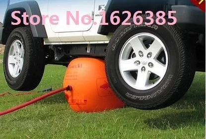 

3TON Exhaust Air lifting Jack City SUV, Large and medium-sized Sedan inflatable wheel support jack auto repairing tool