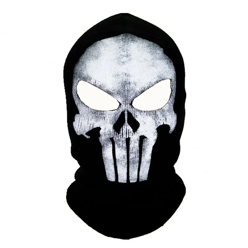 Cagoule de masque noir mesurost Skull pour hommes, bonnets chauds, capuche complète, zones, chapeaux