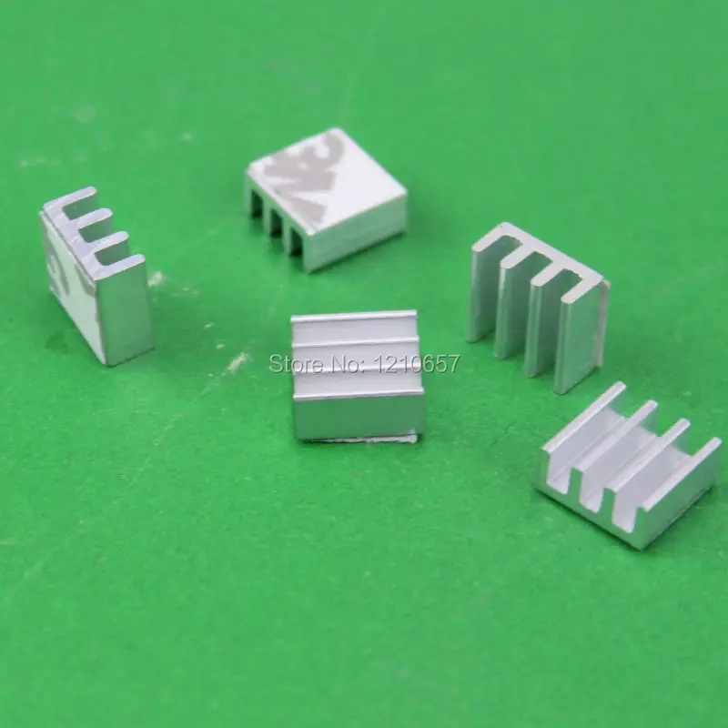 

1000pieces lot Aluminum Heat sinks Heatsink Cooler IC Card PC RAM Memory Chip 11 x 11 x 5mm