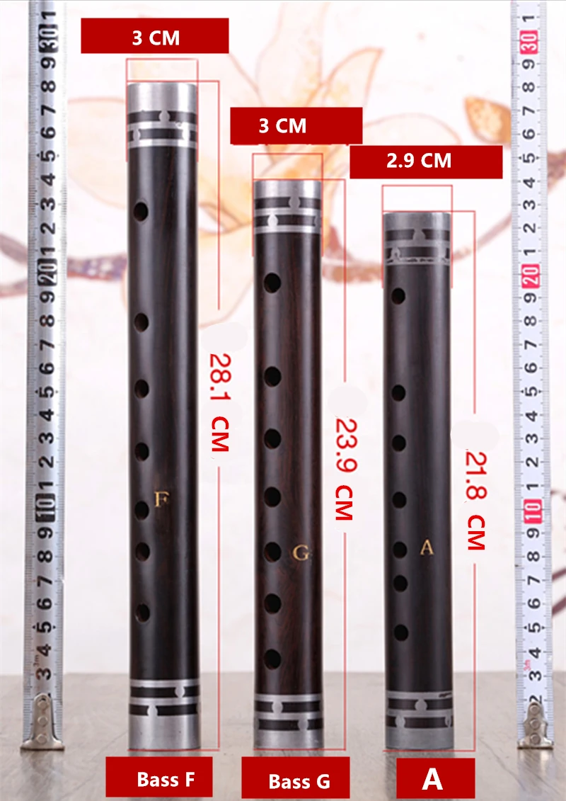 SevenAngel Guan Zi Pipe Chinese National musical instrument ebony woodwind instrument Da Guan Send a free reed