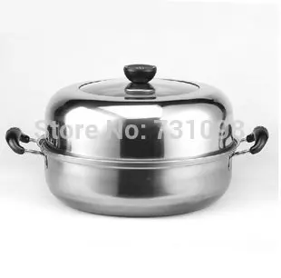 

stainless steel 201 double boiler steamer pot cookware