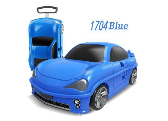 Kids Rolling luggage suitcase racing car Travel Luggage Children Travel Trolley Suitcase for boys wheeled suitcase for kids