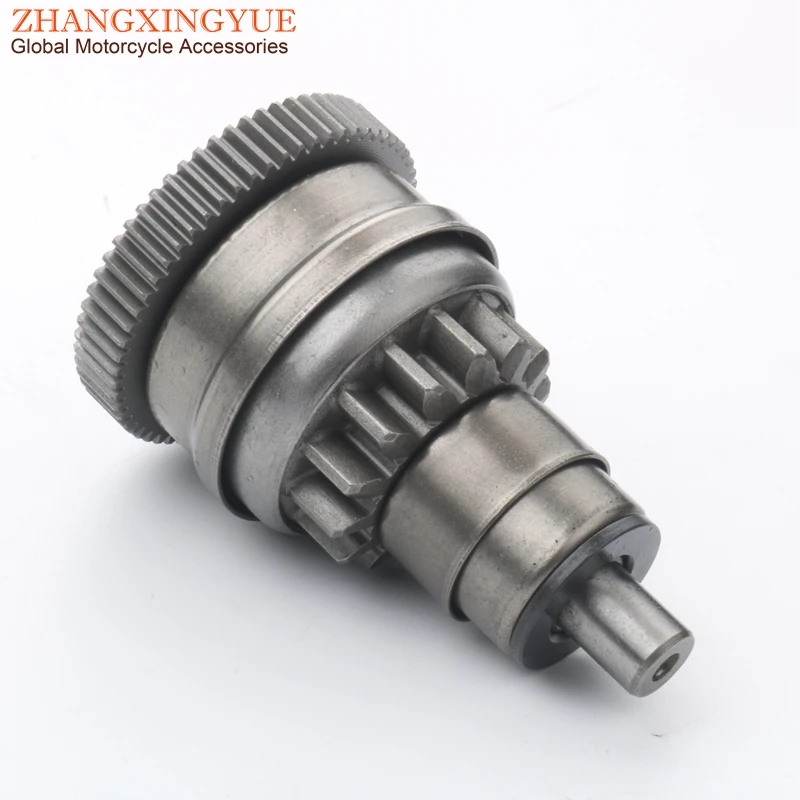 Scooter Starter Motor Clutch Gear for HONDA DIO AF17 AF18 AF24 AF27 AF28 ZX 50 AF34 AF35 Giorno Tact 50cc 14T/63T 2T