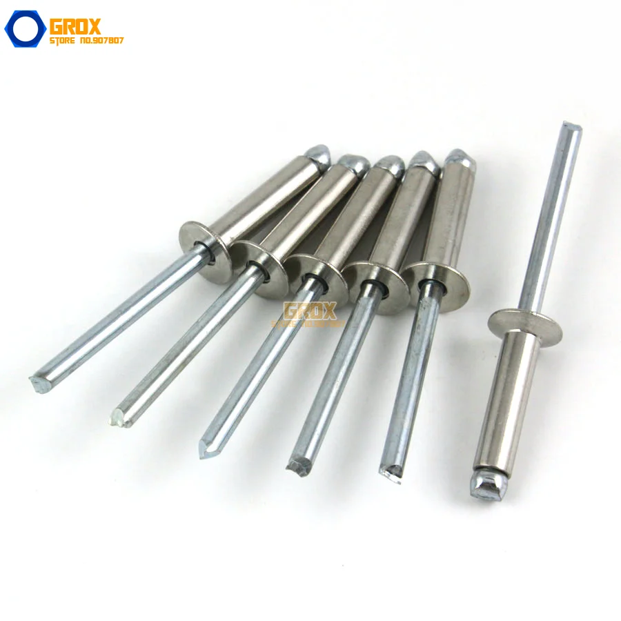 20 Pieces M5.0*20 Aluminum Countersunk Blind Rivet Pop Rivet Open End