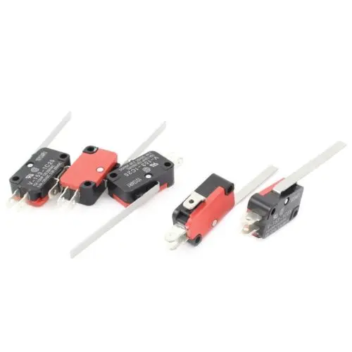 10Pcs Long Straight Hinge Lever SPDT Micro Limit Switch V-153-1C25