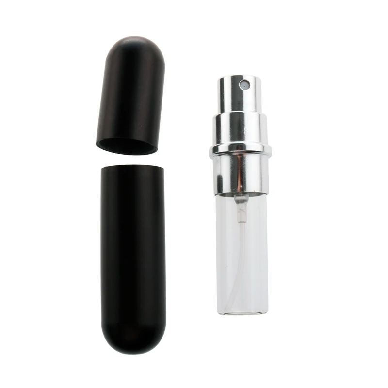 50 Teile/los 5 ml Tragbare Mini Aluminium Nachfüllbare Parfüm Flasche Mit Spray Leere Kosmetische Behälter Mit Zerstäuber Für Reisenden – Detail 8