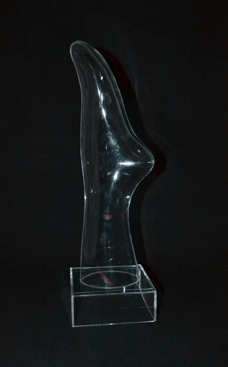 

Free Shipping!! New Fashionable Acrylic Transparent Mannequin Foot Model Hot Sale