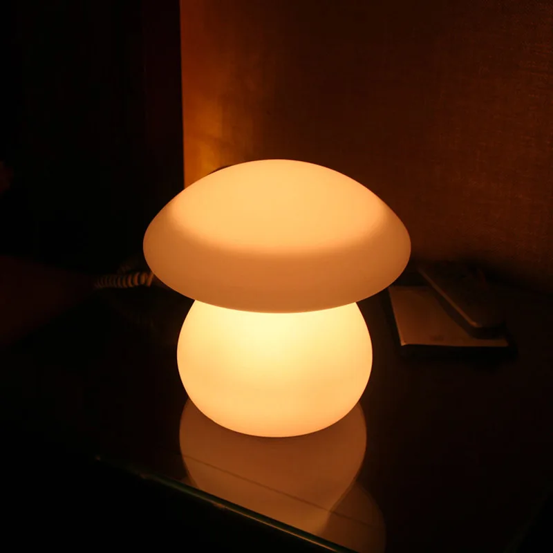 

Mushroom Night Lamp Coffee Bar Home Event Party Decoration Table Desk Lampe 16-Color LED Night Lights Bedroom Bedside Lamp