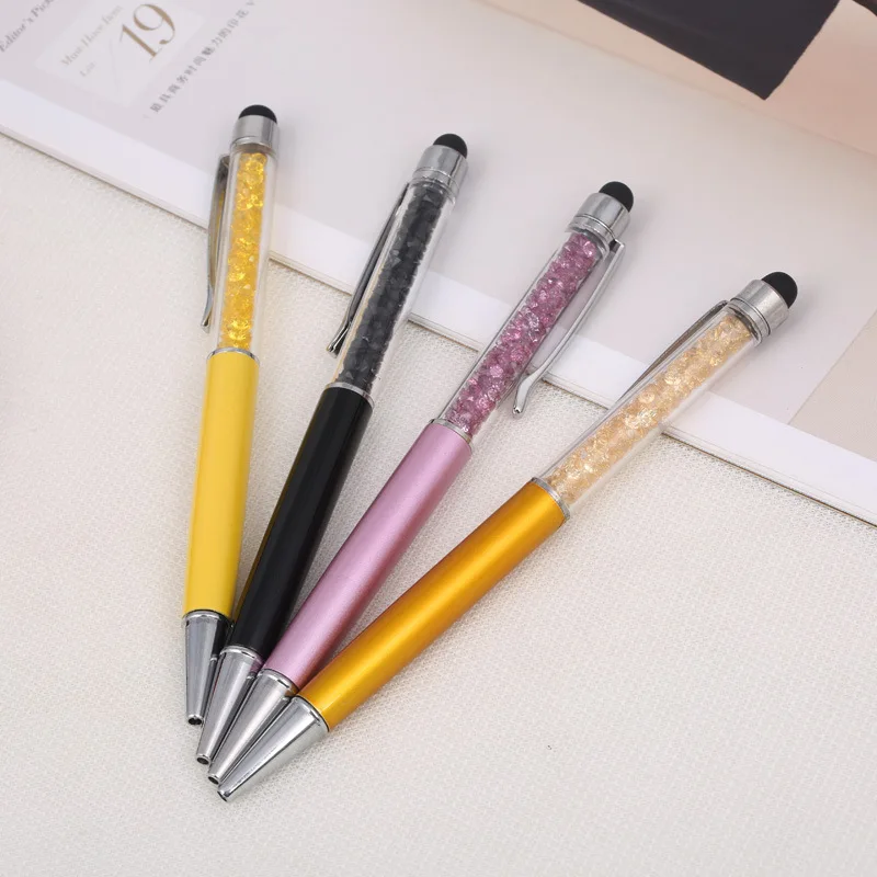 1 stks Kleurrijke Crystal Diamond Pen Pennen Balpennen Gift Balpen Nieuwe Novelty Zakka Kantoorbenodigdheden Schoolbenodigdheden