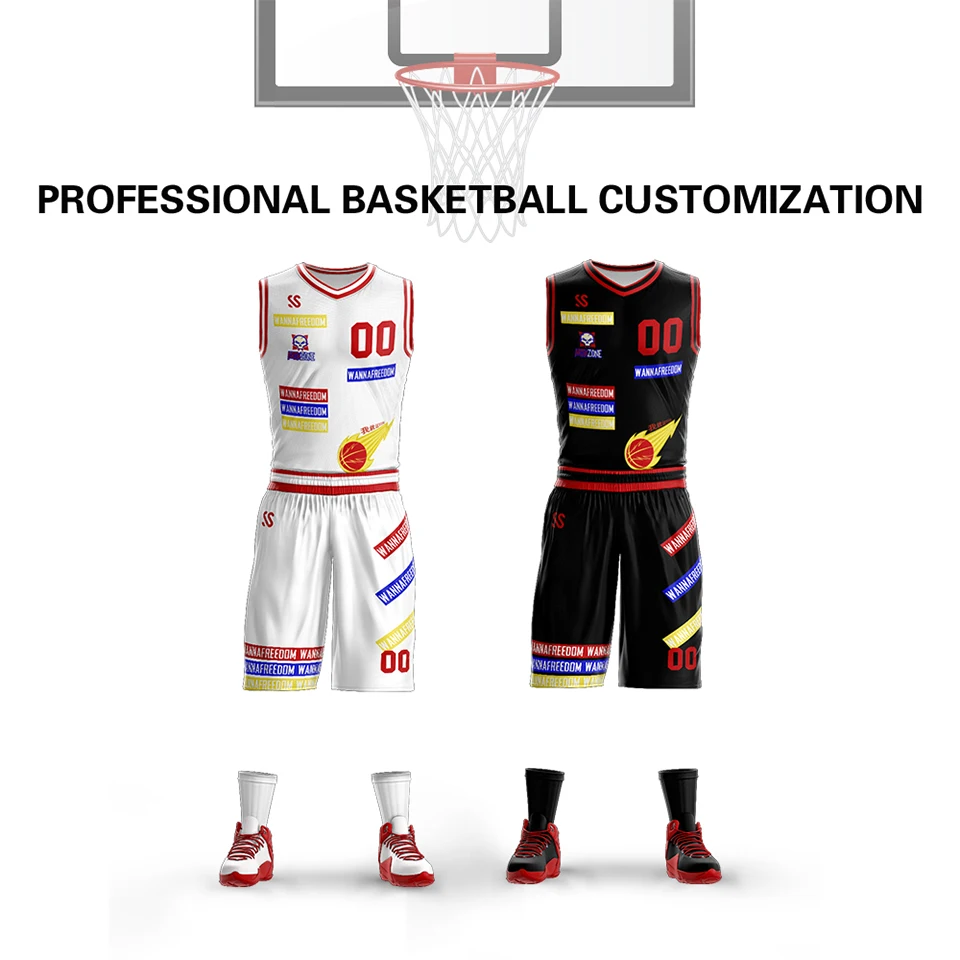 

2019 New High-end Quality Men Kids Boys Basketball Jerseys suit Custom Adult Children's Uniforms kits Sports Clothing Basketball