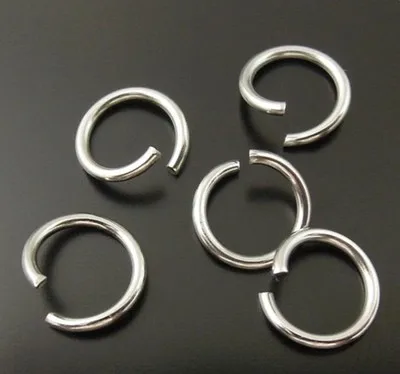 1000pcs 1*7mm good quality  100% Stainless steel jump ring & split rings fit necklace DIY jewelry accessories