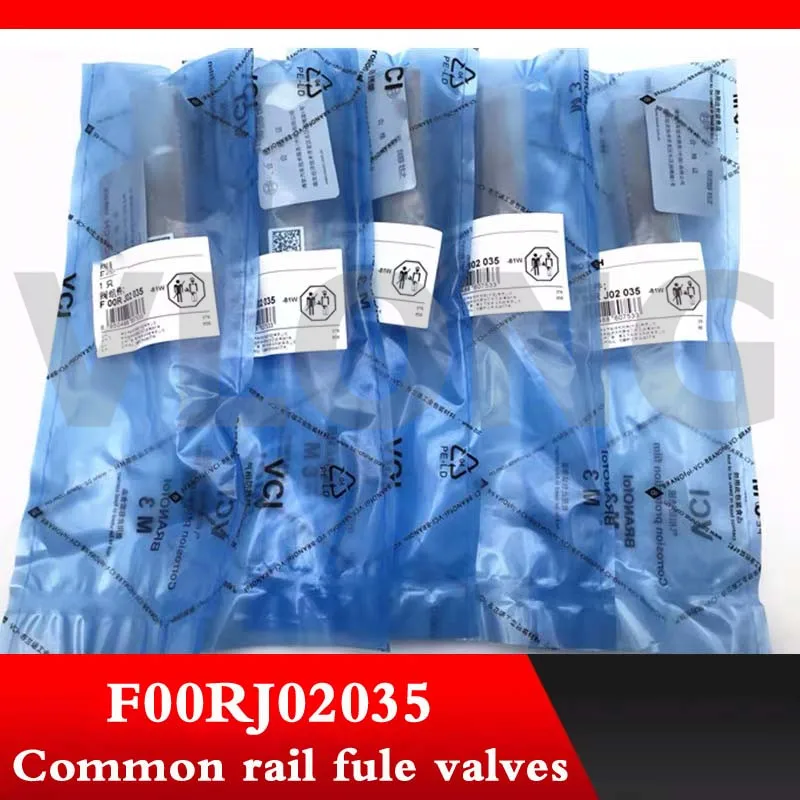 

6PCS F00RJ02035 F 00R J02 035 Common Rail Control Valve FOORJ02035 Fuel Injector Valve 0445120117 0445120192 0445120215