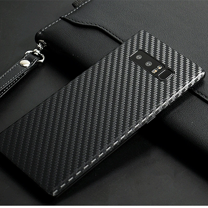 3D Carbon Fiber Skins Film Wrap Skin Phone Back Paste Film Sticker For SAMSUNG Galaxy S10 Plus S10e Note 10+8 9 S9+ A750 A9 2018