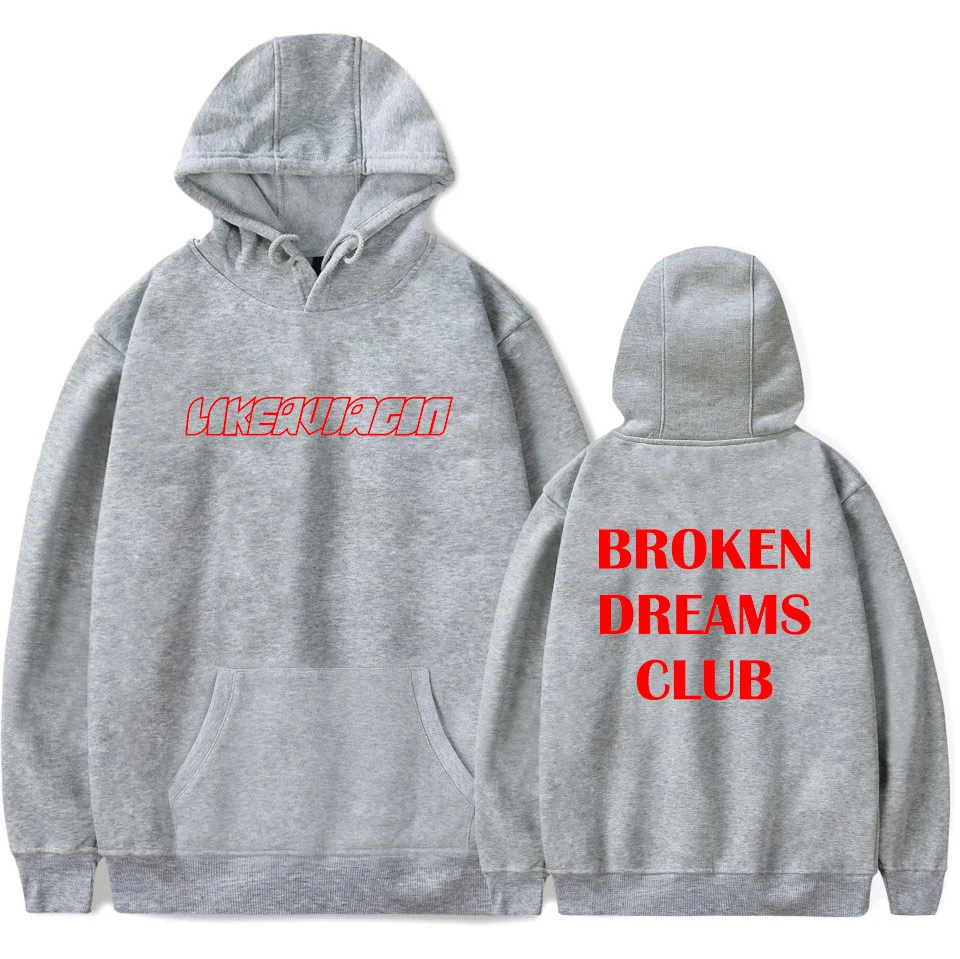 New Broken Dreams Club hoodie print hip hop men women Hoodies Pullover casual Pocket Long Sleeve unisex Hooded Sweatshirts Tops