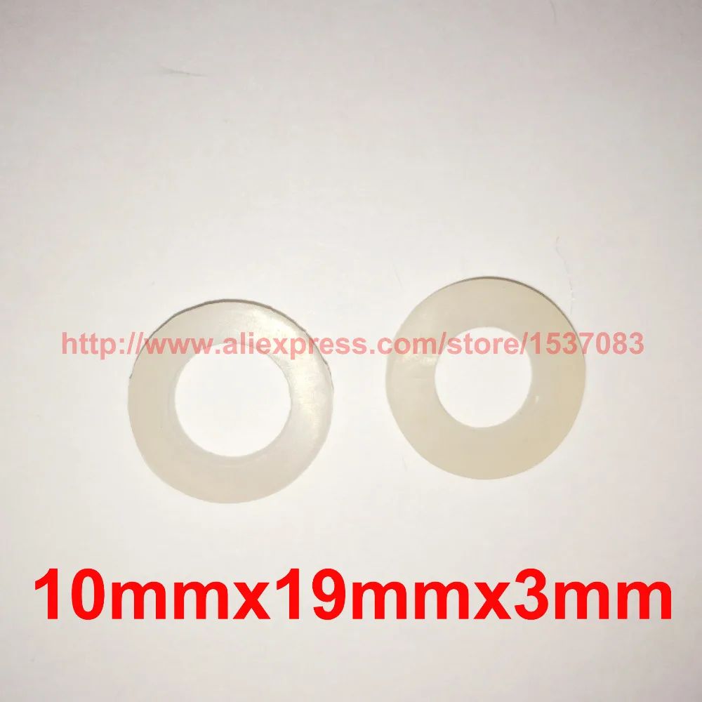 10mm x 19mm x 3mm silikon gummi flache dichtung o ring tülle washer