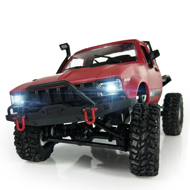 WPL C14 RC Truck 1/16 RC Car 2.4G 4WD Off Road RC Military Car Rock Crawler Truck With Front LED RTR Toys