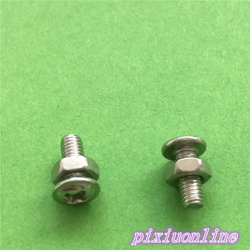 20sets/packet 8mm Lengh M3 Nut + Bolts Set Stainless Cross Steel Screw Nut J621 Hardware Parts Drop Shipping