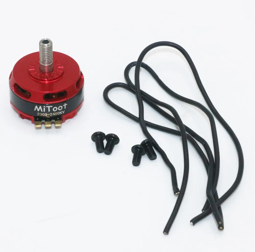 Register verschiffen 4 teile/los original Mitoot 2305 2450kv Bürstenlosen Motor CW CCW 3-5S für QAV-R 220mm 250 270 FPV Racing Quadcopter