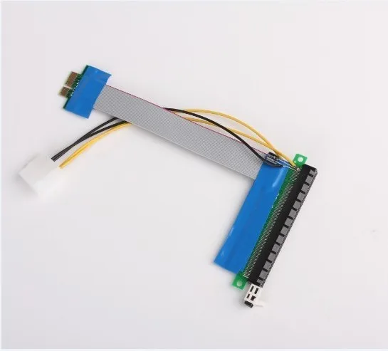 30cm PCI-E PCI E Express 1X to X16 riser Card Flexible ribbon Extender power supply cable for bitcoin miner currency