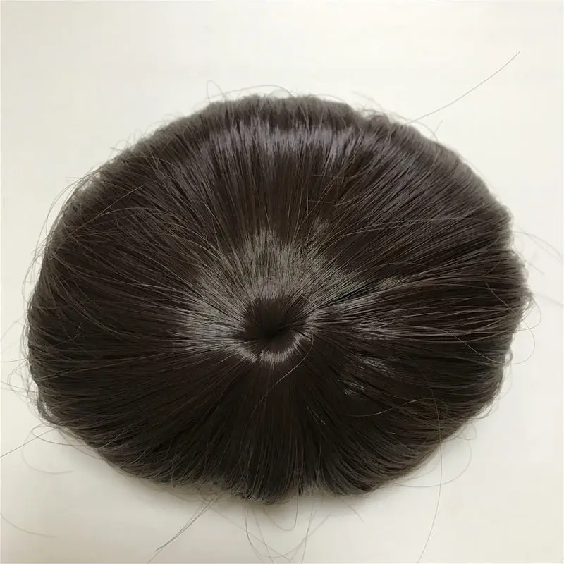 New Dark Brown Hair Wig For 17-18 inch Doll Reborn DIY NPK Doll Accessories Fits Bebe Reborn Doll Head Circumference Around 32CM