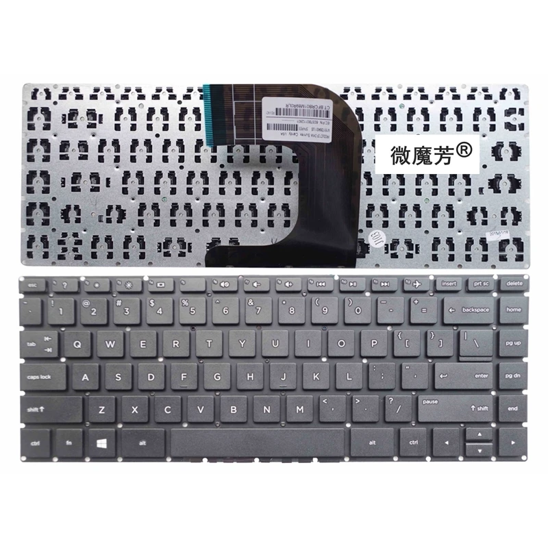 US Black New keyboard FOR HP 14-ac029tx 14-ac143tx 14-ac055tu 14-ac054TU Laptop Keyboard English