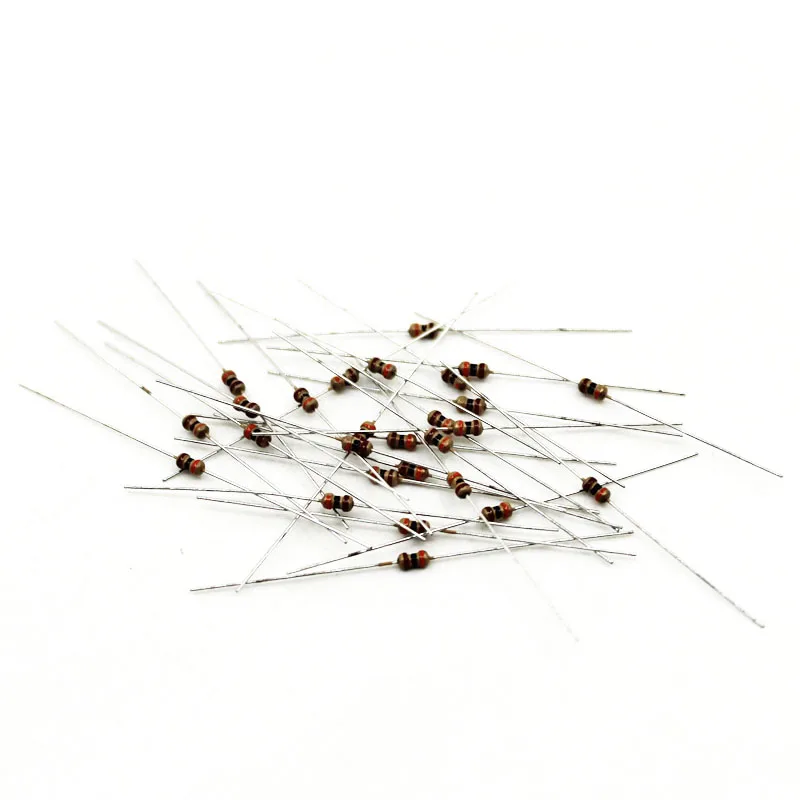 1000pcs Diy Carbon Film Resistors 1/6 W 5% 1-100 120-910 1K-910K 1M-10M 0 Ohm 100 200 300 1K 2K 3K 1M 2M 10M Resistor