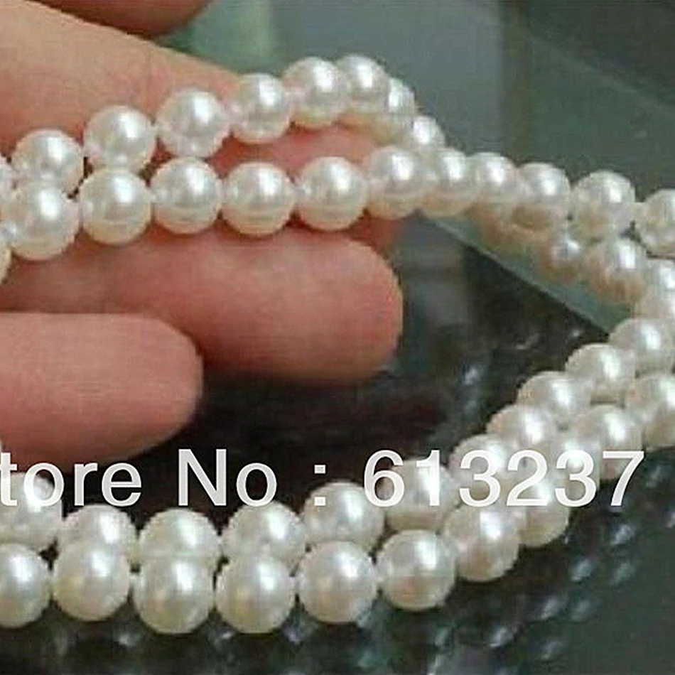 

Fashion style 5-6mm white freshwater pearl making charms necklace jewelry 18 inch YE2069