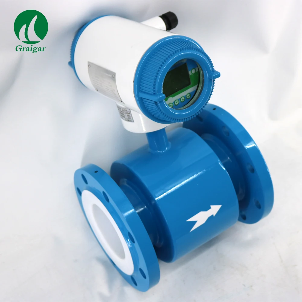 DN100MM Electromagnetic Liquid Flow Meter Measuring Range DN10~ DN600  With Automatic Operation