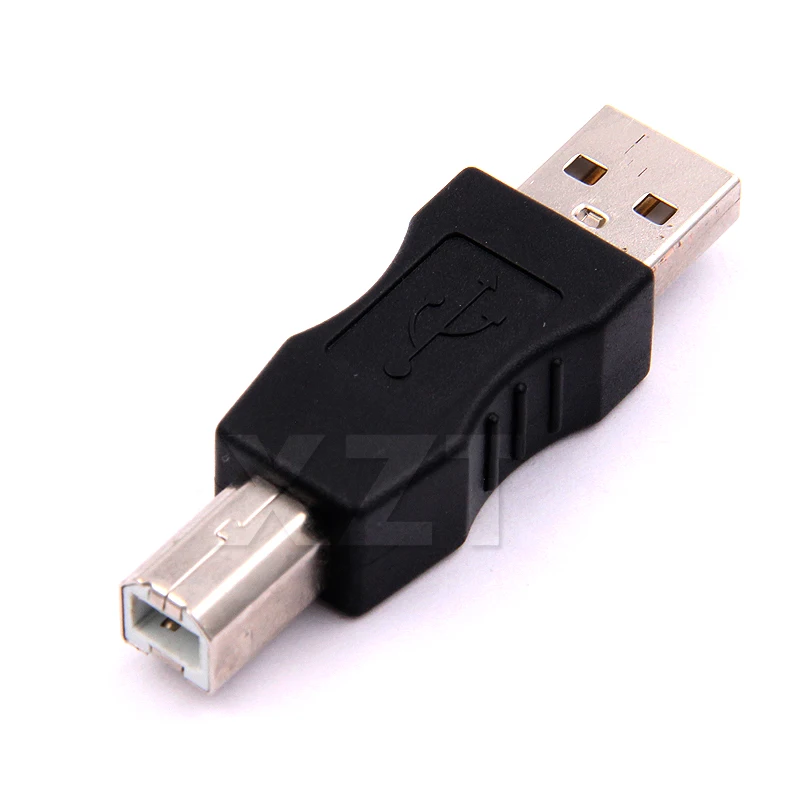 1PCS typ A zu typ B USB Drucker Scanner Adapter daten sync Koppler Konverter Stecker High Speed USB 2,0 Stecker auf Stecker