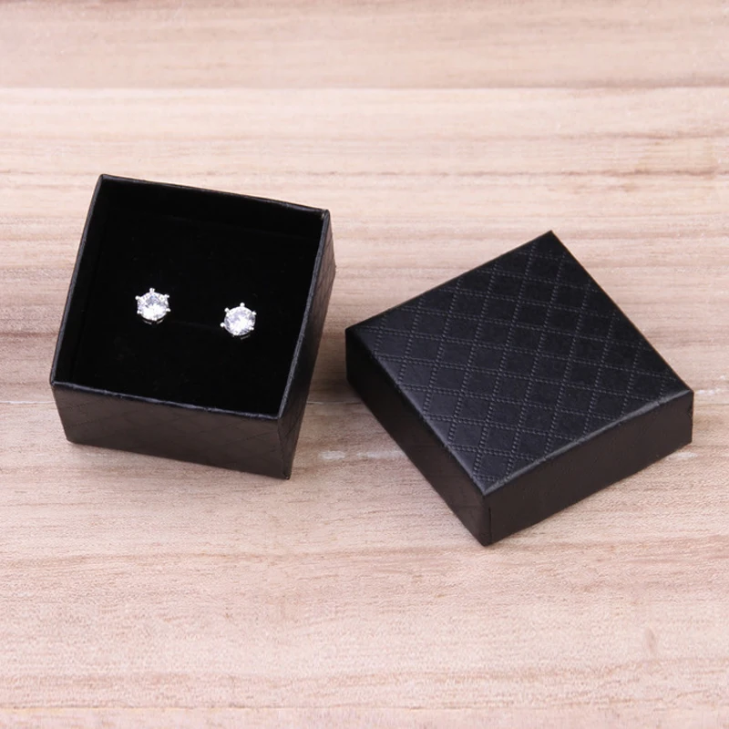 Wholesale Fashion Jewelry Box, Black color Rings Box, Box 5*5*3 Display Packaging Gift Box