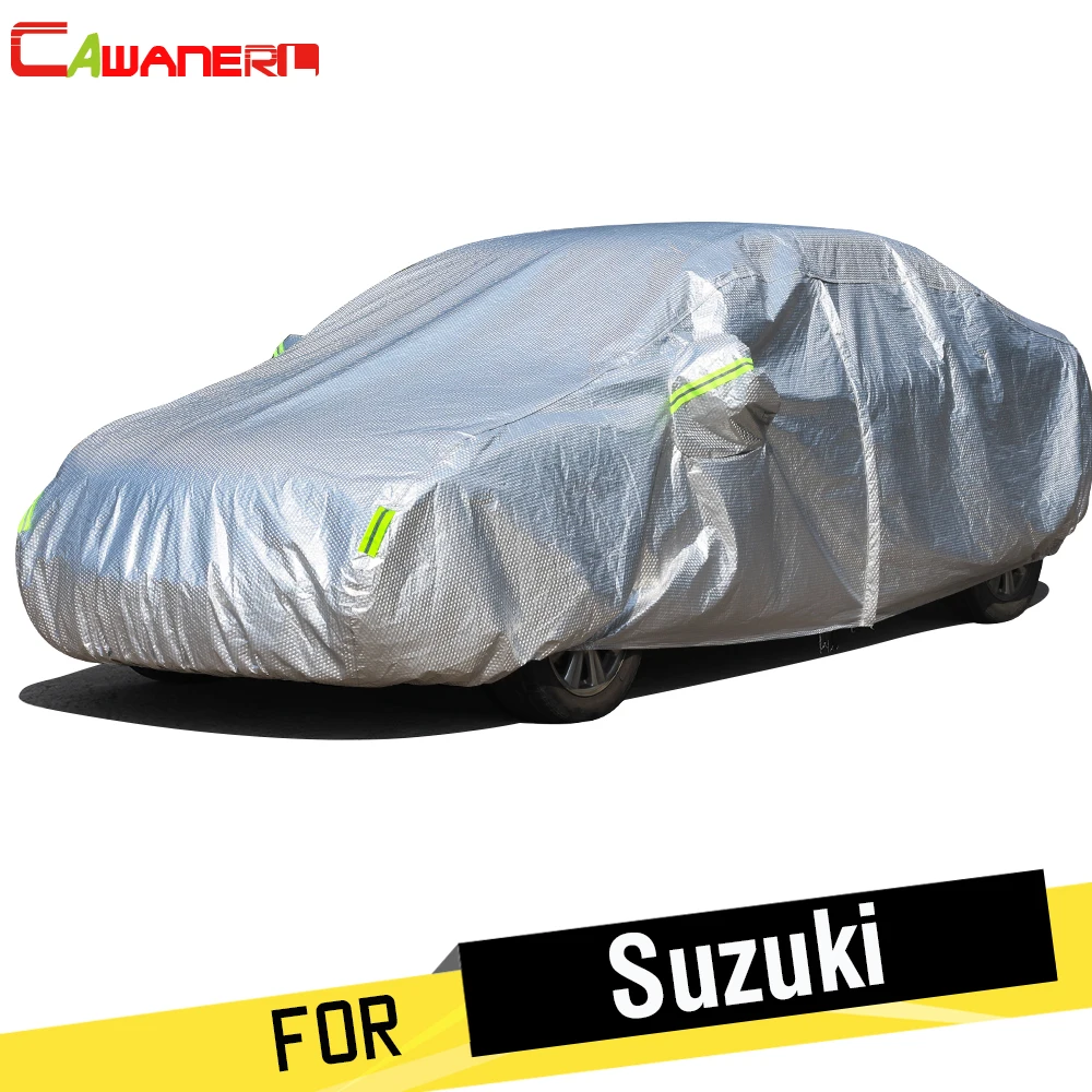 

Cawanerl Thicken Cotton Car Cover Waterproof Sun Snow Rain Protection Cover For Suzuki Esteem Forenza Reno Splash Verona X-90