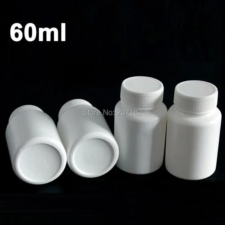 

(100pcs/lot) 60ml/60g HDPE Blow Molding Bottle, Powder Bottle,Capsule Bottle,Plastic Bottle with Scew Cap & Aluminum Foil Pad