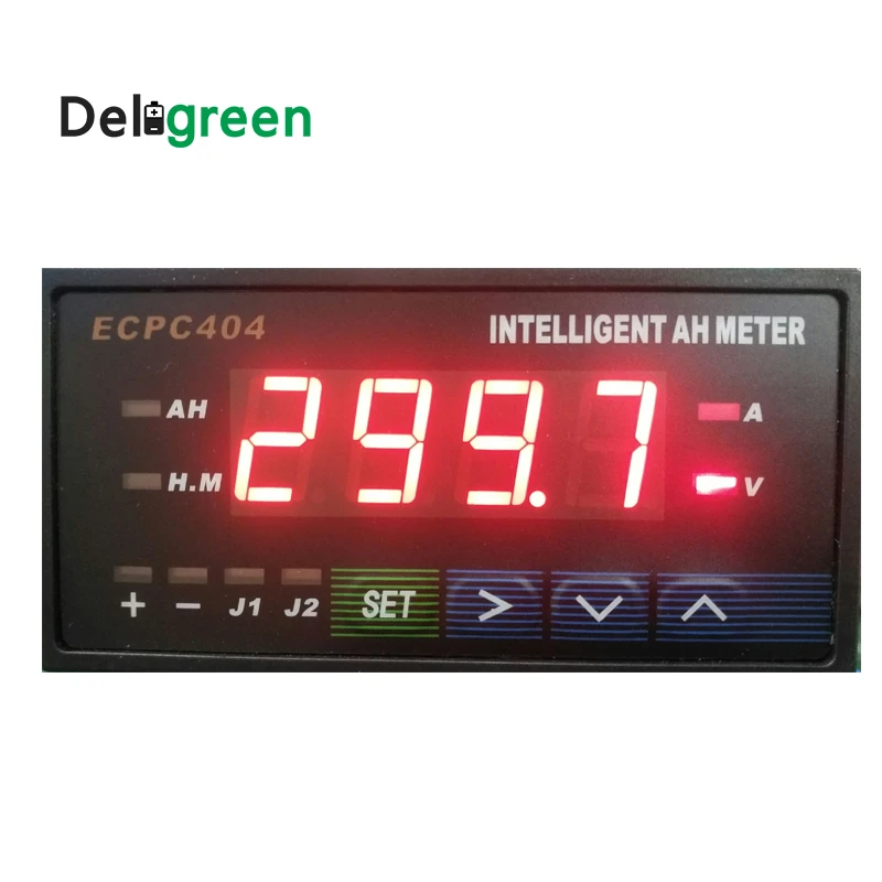 Deligreen Hot seller! Intelligent Amp Hour METER HB404  with Blue /Red Digital Display ECPC404 JLD404 HB404