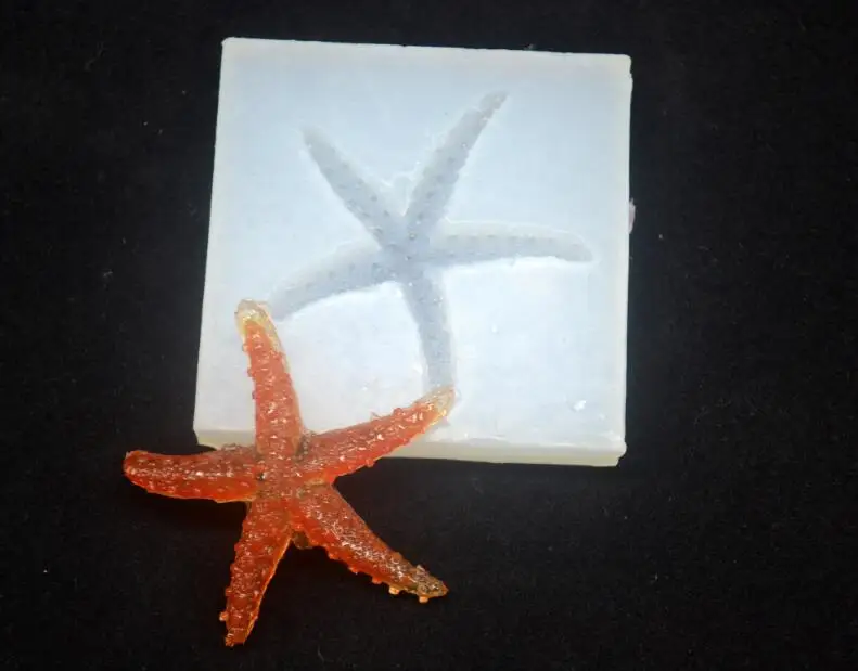 

3D силиконовые формы для морской звезды, эпоксидная смолы, ювелирных изделий, подвесных форм, инструменты для рукоделия, аксессуары для поиска