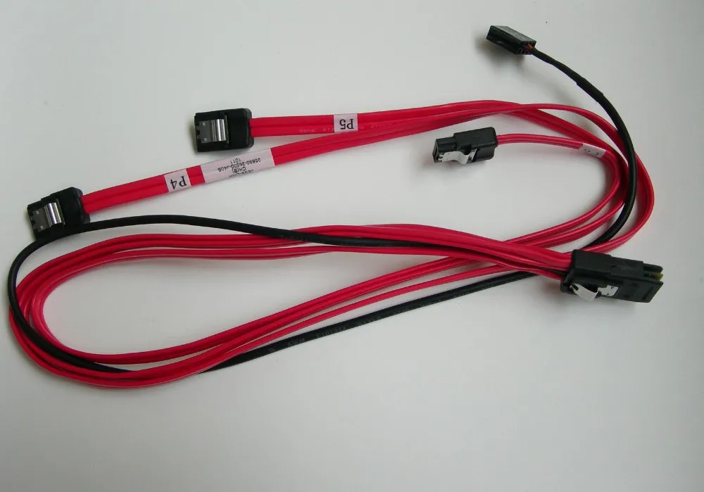 Free Shipping High Quality MiniSAS 36Pin-(3)7Pin SFF-8087 to 3 SATA With 8Pin SGPIO 50cm Data Cable