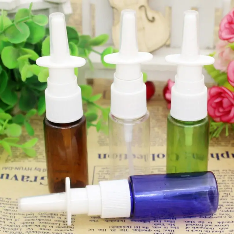 プラスチック製の鼻ポンプ付きスプレーボトル,15ml,バッチあたり300個,卸売