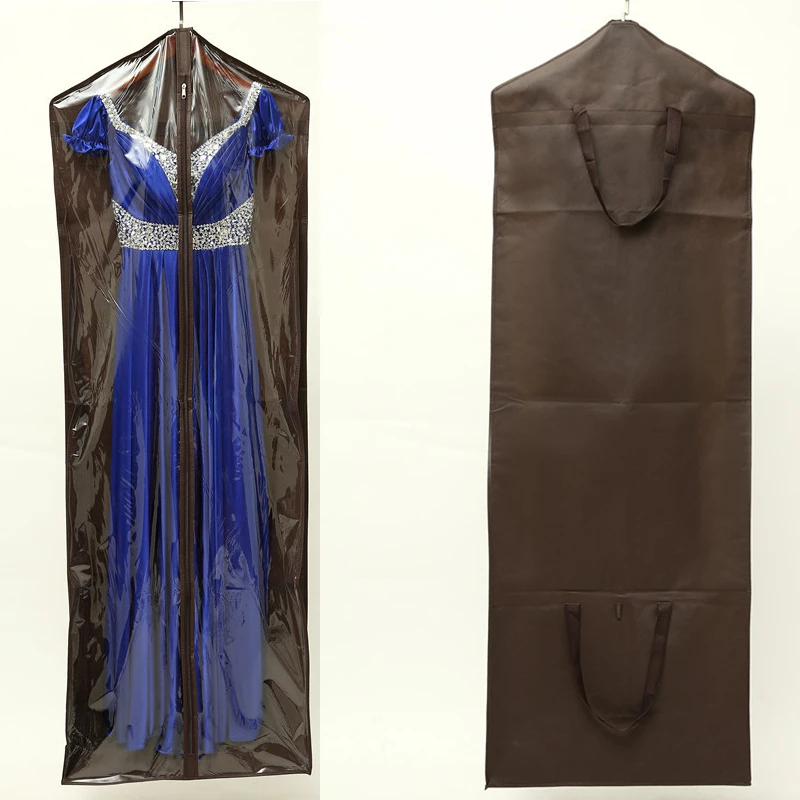 1 PCE Non-woven For Wedding Dress Dust Cover For Bridal Garment Hanging Storage Bag Clothing Dust-proof Bag