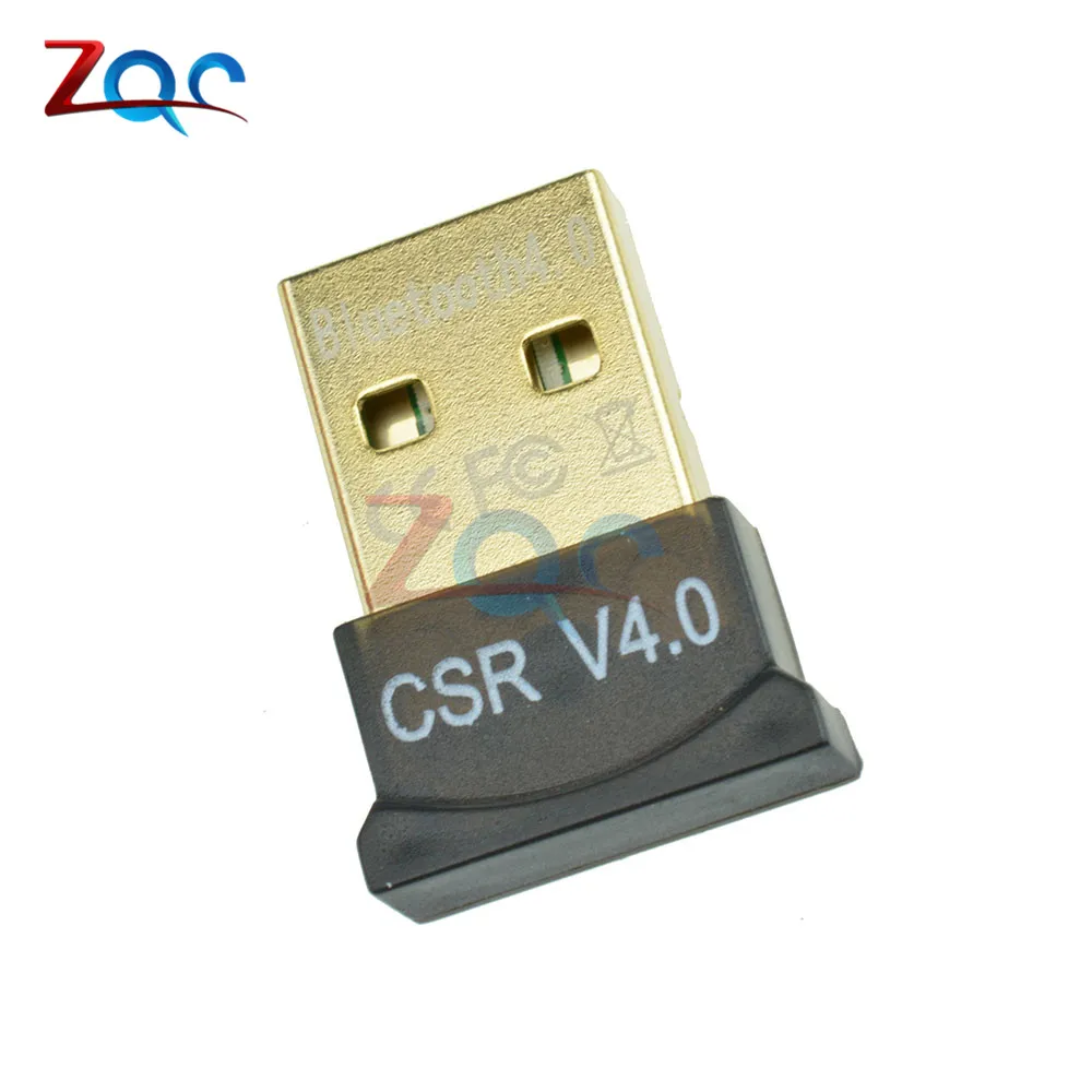 محول بلوتوث USB صغير V4.0 CSR ، وضع مزدوج ، دونجل لاسلكي 4.0 ، جهاز إرسال لأجهزة الكمبيوتر المحمولة التي تعمل بنظام التشغيل Windows 10 و 7 و 8 و Vista XP