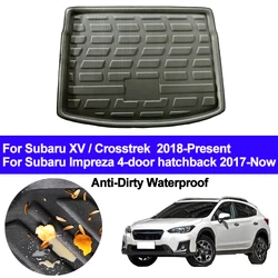 Auto Car Rear Boot Cargo Liner Trunk Floor Carpets Tray Pad Mat Mats For Subaru XV Crosstrek Impreza Hatchback 2018 2019